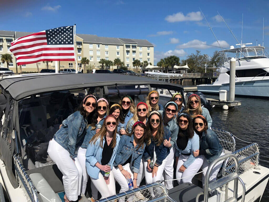 Cool days in Charleston, SC don’t stop the Bachelorette Party Fun!